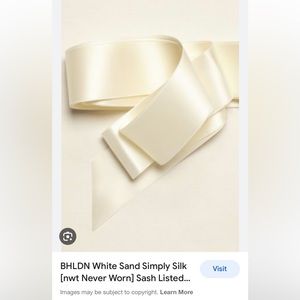 BHLDN Silk Sash